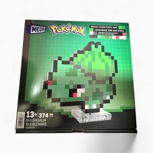 Pokémon Bulbasaur Mega Build Pixel Art Set